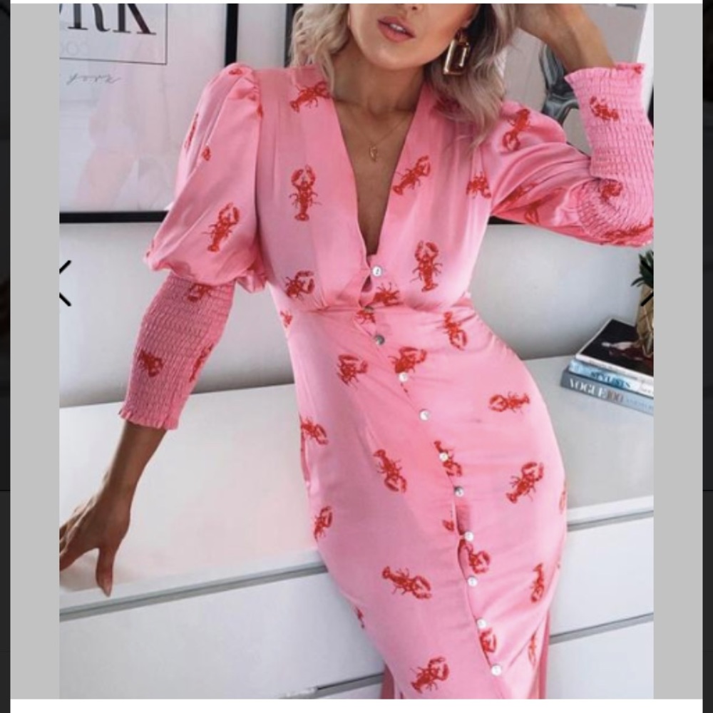 Never Fully Dressed Lobster Dress Size UK 8/US 4